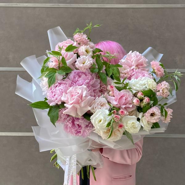 Букет «Пудровая нимфа»