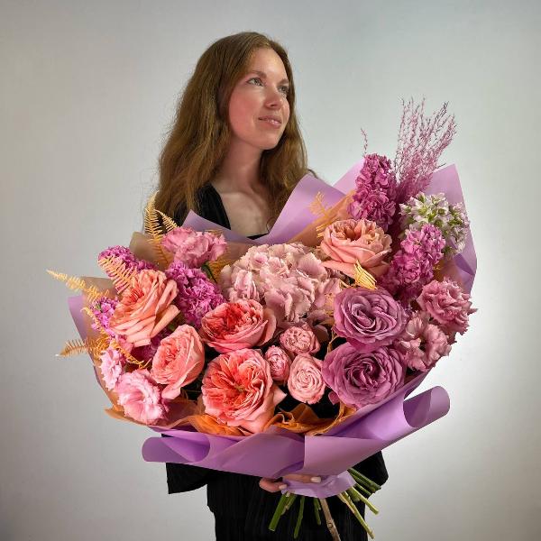 Букет "Бархатный закат"