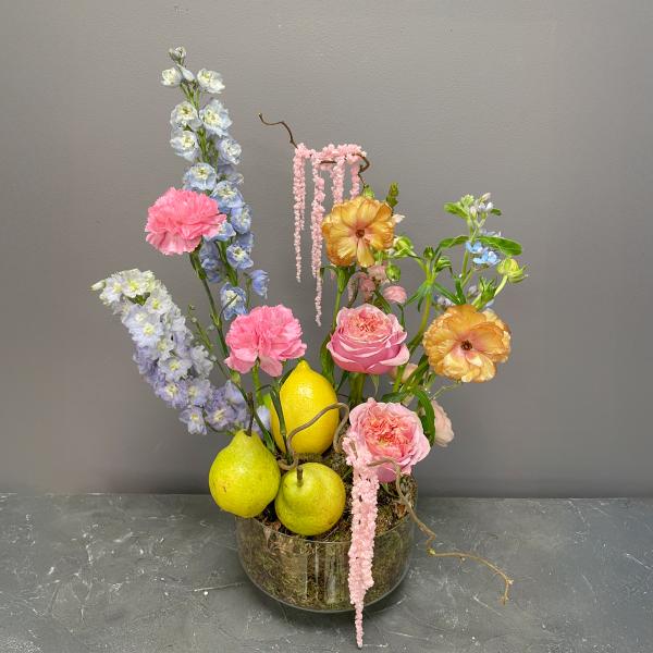 Интерьерная композиция с фруктами (M)