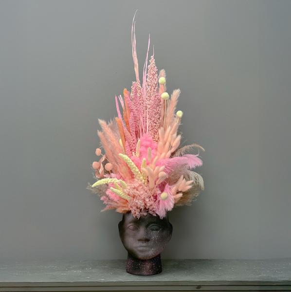 Интерьерная композиция "Розовая ваниль"