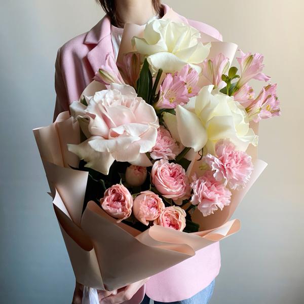 Букет "Шелковый рассвет"