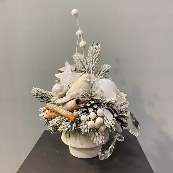 Новогодняя композиция "Снежное Утро"