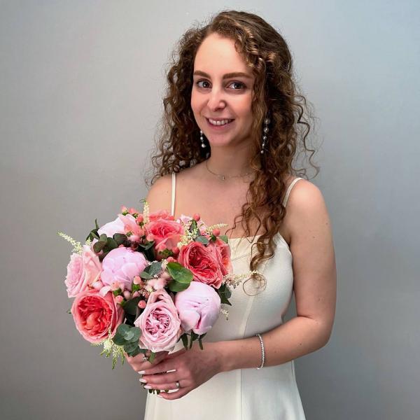 Букет невесты "Танец красок"