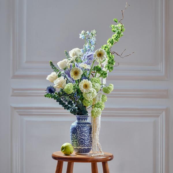 Букет интерьерный "Гжельские мотивы" (М)