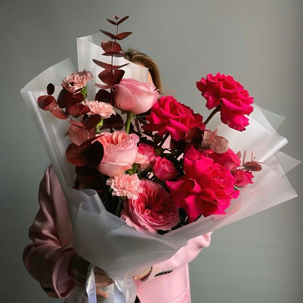 Букет "Розовое очарование"