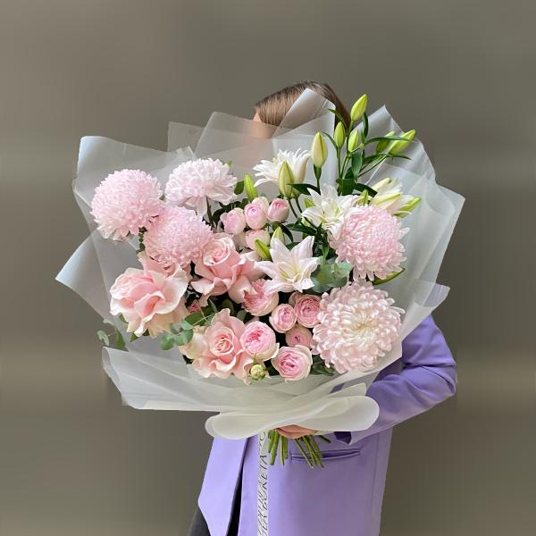 Букет "Розовый шепот"