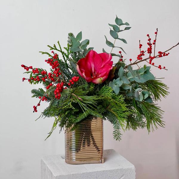 Новогодний Букет "Снежная королева"