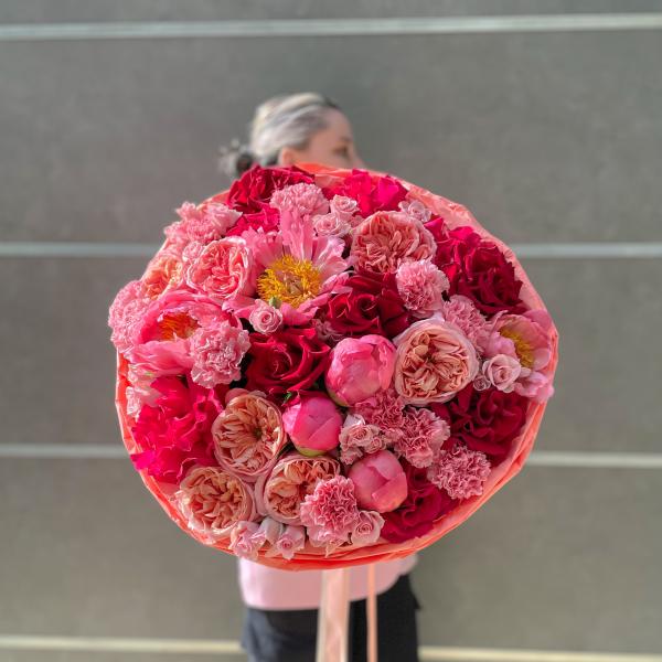 Букет "Алый вечер"