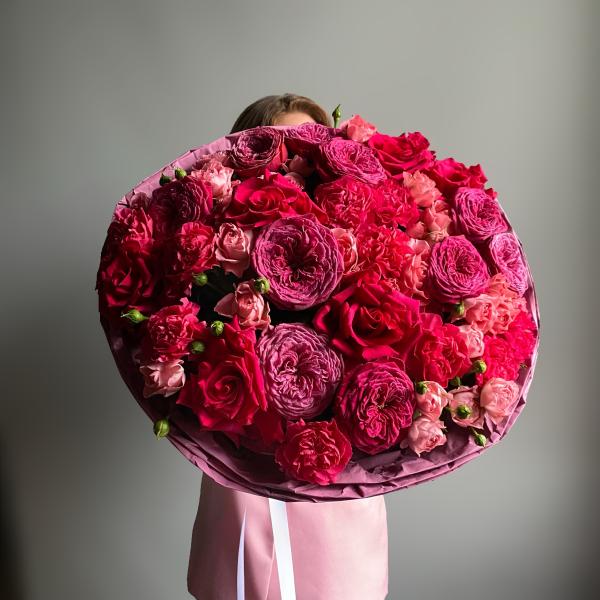 Букет "Алый бархат"