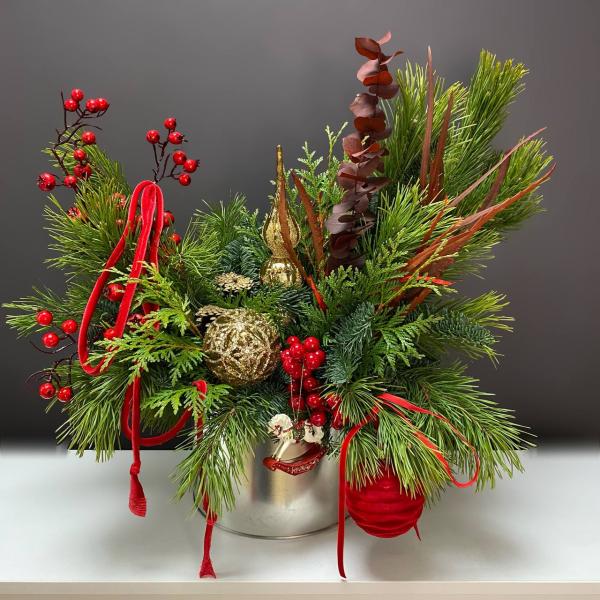 Букет из натуральной ели "Новогодний Сувенир" 