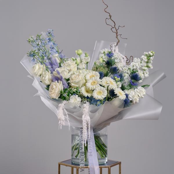 Букет "Гжельский каскад"