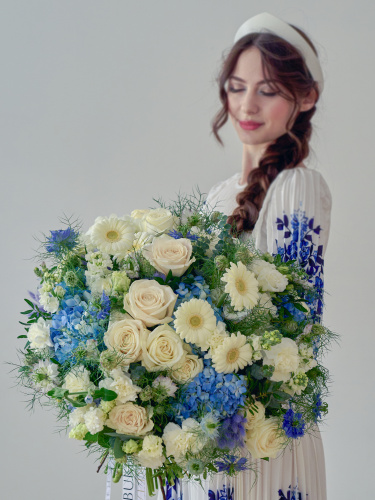 Букет "Гжельские узоры"