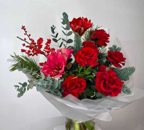 Новогодний Букет "Рождественская Звезда"