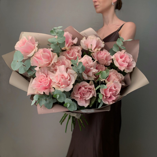 Букет роз Пинк Мондиаль (L)