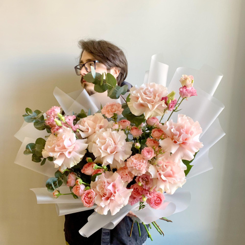 Букет "Розовый туман"