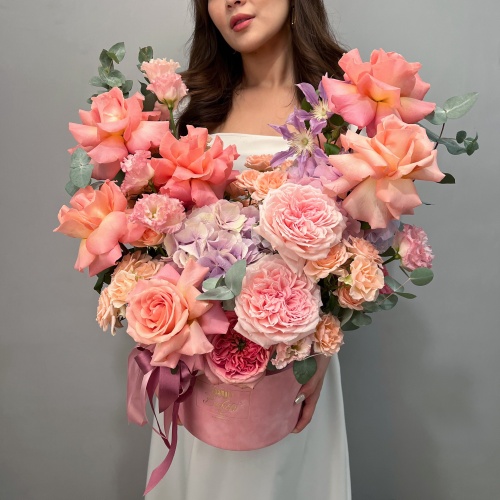 Композиция "Сладкий персик"  L