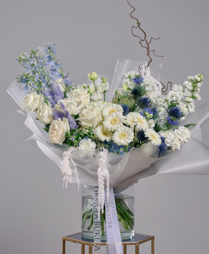 Букет "Гжельский каскад"