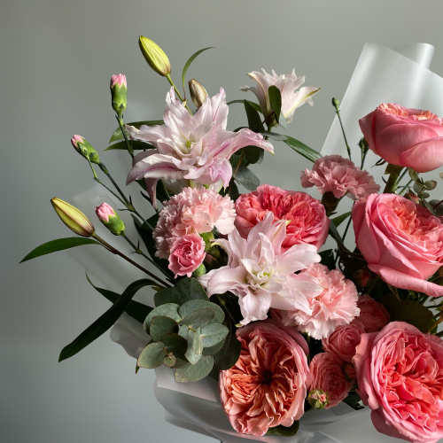 Букет " Коралловый восторг"