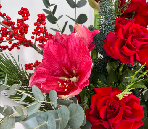 Новогодний Букет "Рождественская Звезда"