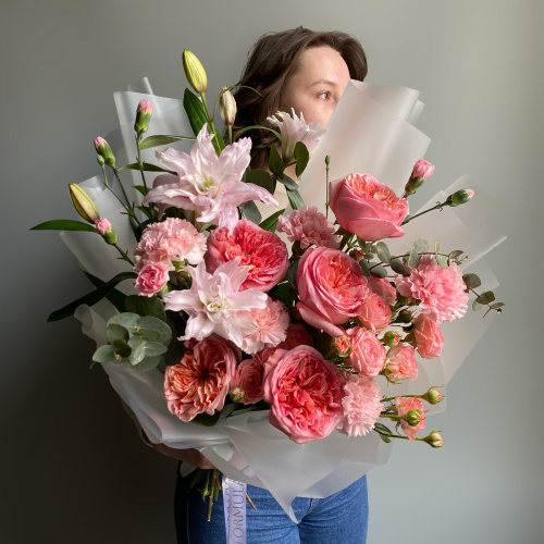 Букет " Коралловый восторг"