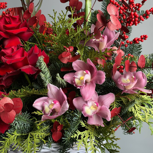 Корзина " Зимняя Страсть"