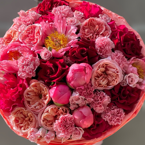 Букет "Алый вечер"